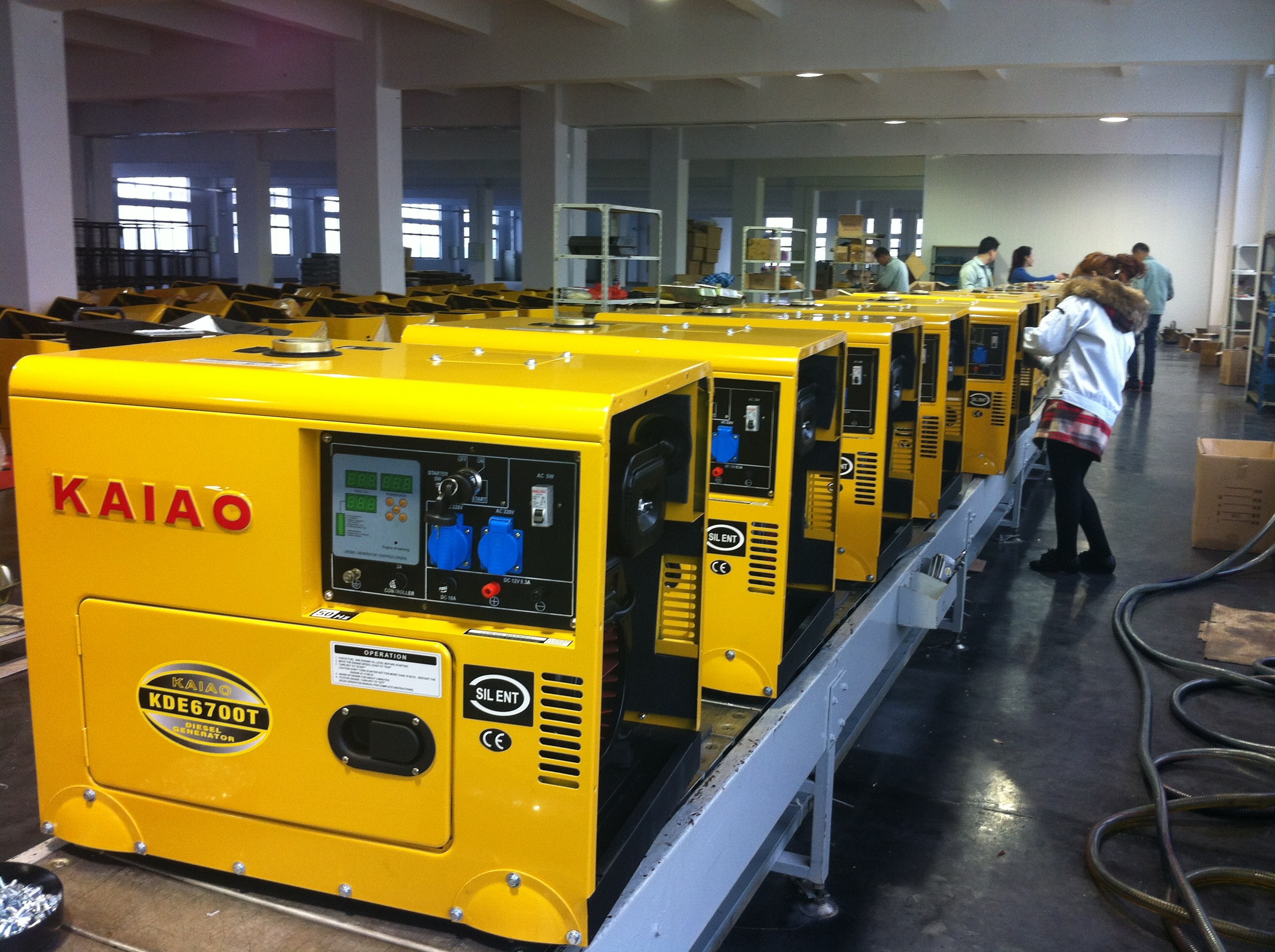 Wuxi Kaiao Power Machinery Co.,Ltd. कारखाना उत्पादन लाइन
