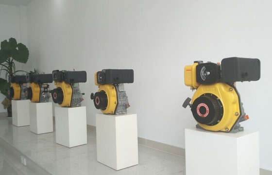 8kw 1500rpm पोर्टेबल डीजल इंजन एकल सिलेंडर CE आईएसओ प्रमाणन