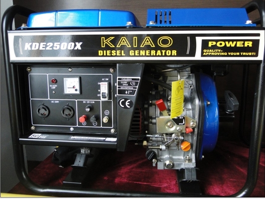 3600rpm 60 हर्ट्ज ओपन फ़्रेम डीजल जेनरेटर, पोर्टेबल डीजल जेनरेटर 3 केडब्ल्यू