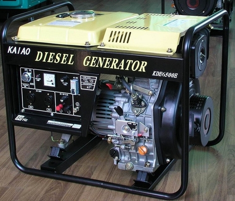 एकल सिलेंडर ओपन फ्रेम डीजल जनरेटर 5KW 50HZ मॉडल KDE6500X