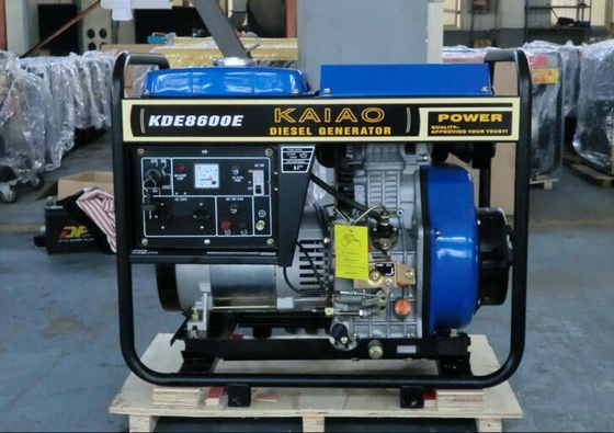 अनुकूलित 1 सिलेंडर 6kw ओपन डीजल जेनरेटर 3000 आरपीएम ईंधन कुशल