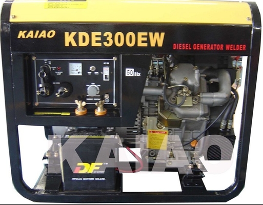 एकल चरण 3kva डीजल वेल्डर जेनरेटर, पोर्टेबल वेल्डिंग जेनरेटर सेट