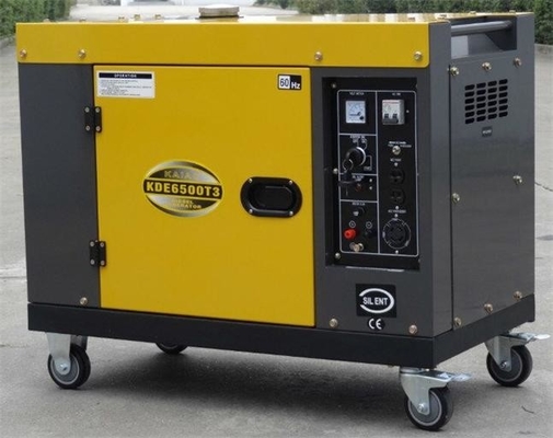 7kva सिंगल सिलेंडर 3 फेज 60hz साइलेंट डीजल जेनरेटर