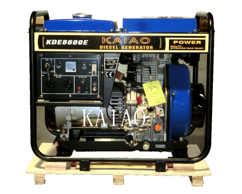 मॉडल KDE8600E KAIAO ब्रांड 6kw डीजल जेनरेटर सेट