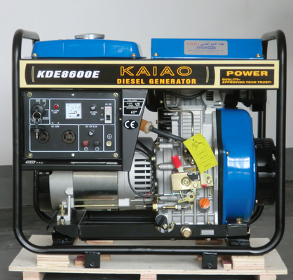 मॉडल KDE8600E KAIAO ब्रांड 6kw डीजल जेनरेटर सेट
